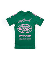 RASHGUARD "GLOBE" GREEN