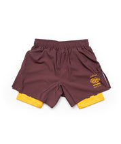 SPODENKI MĘSKIE HYBRID BROWN YELLOW